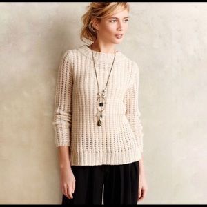 Anthropologie Field Flower Sweater